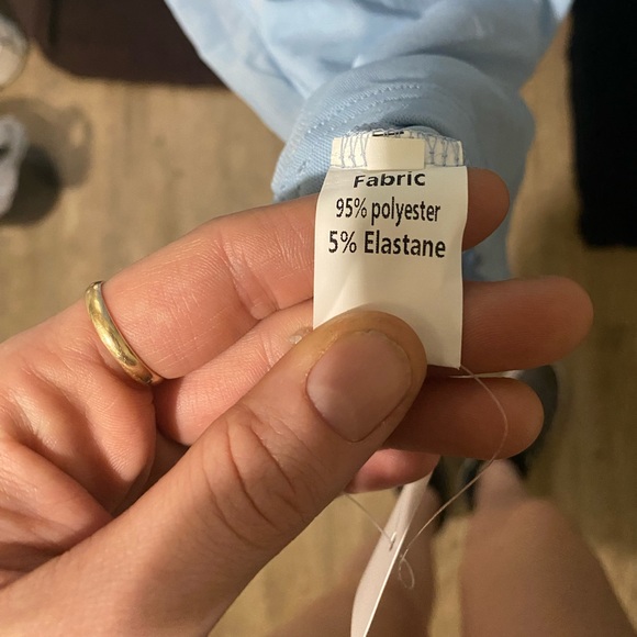 Beautiful baby blue evening dress - Picture 3 of 5